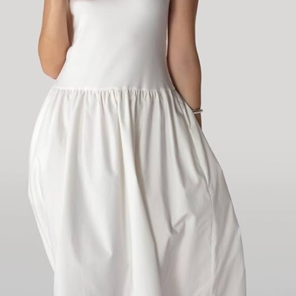 Cute & Comfy Ribbed Tank Dress With Pockets - Picture 2 of 4